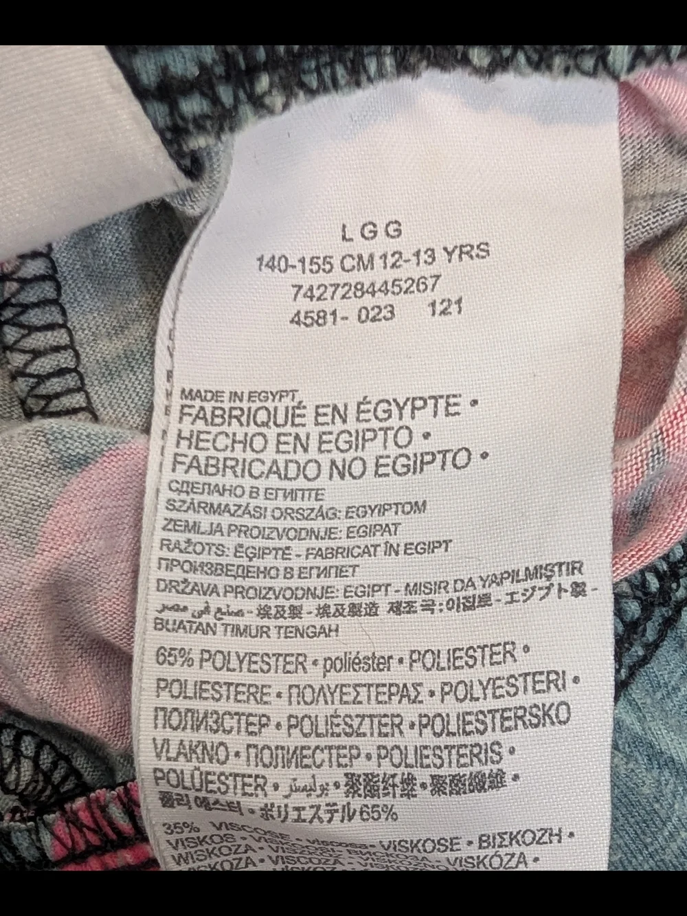 Hurley Black Shorts with Pink Tropical Floral Print